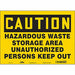 Safety Sign 10 inx14 in Vinyl
