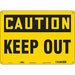 Safety Sign 10 in x 14 in Polyethylene