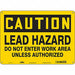Safety Sign 10 inx14 in Polyethylene