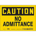 Safety Sign 5 in x 7 in Vinyl