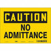 Safety Sign 7 in x 10 in Vinyl