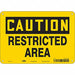 Safety Sign 7 in x 10 in Aluminum