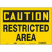 Safety Sign 10 inx14 in Vinyl