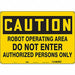 Safety Sign 14 in x 20 in Aluminum