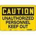 Safety Sign 10 inx14 in Aluminum