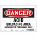 Safety Sign 7 in x 10 in Aluminum