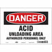 Safety Sign 7 in x 10 in Vinyl