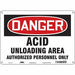 Safety Sign 10 in x 14 in Vinyl