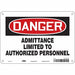 Safety Sign 7 in x 10 in Aluminum