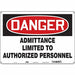 Safety Sign 14 inx20 in Polyethylene