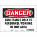 Safety Sign 7 in x 10 in Vinyl