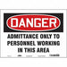 Safety Sign 10 inx14 in Vinyl