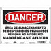 Safety Sign 10 in x 14 in Polyethylene