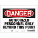 Safety Sign 7 inx10 in Vinyl