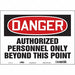 Safety Sign 10 inx14 in Vinyl