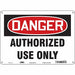 Safety Sign 10 inx14 in Aluminum