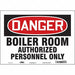 Safety Sign 10 inx14 in Vinyl