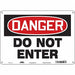 Safety Sign 10 inx14 in Polyethylene