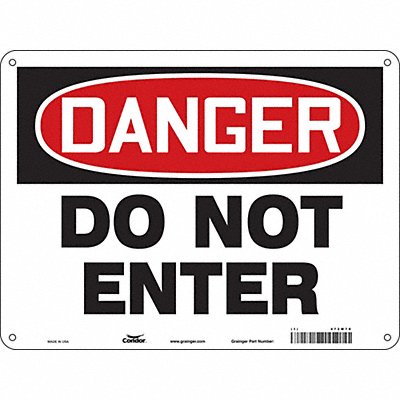Safety Sign 18 inx24 in Polyethylene
