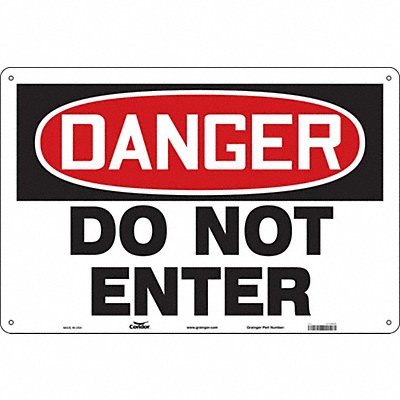 Safety Sign 24 in x 36 in Polyethylene