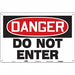Safety Sign 24 in x 36 in Polyethylene
