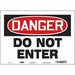 Safety Sign 10 inx14 in Vinyl