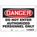 Safety Sign 7 inx10 in Polyethylene