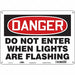 Safety Sign 10 inx14 in Aluminum