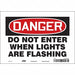 Safety Sign 7 inx10 in Vinyl