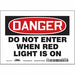 Safety Sign 5 inx7 in Vinyl