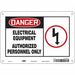 Safety Sign 7 in x 10 in Aluminum