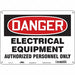 J6924 Safety Sign 10 inx14 in Polyethylene