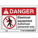 Safety Sign 3.5in x 5in Vinyl