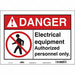 Safety Sign 10 in x 14 in Vinyl