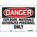 Safety Sign 10 in x 14 in Polyethylene
