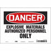 Safety Sign 7 in x 10 in Vinyl