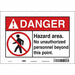 Safety Sign 7 in x 10 in Vinyl