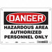 Safety Sign 7 in x 10 in Aluminum