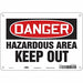 Safety Sign 7 in x 10 in Polyethylene
