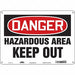 Safety Sign 10 in x 14 in Polyethylene