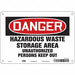 Safety Sign 7 in x 10 in Aluminum