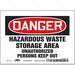 Safety Sign 5 inx7 in Vinyl