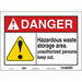 Safety Sign 10 in x 14 in Vinyl