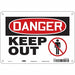Safety Sign 7 inx10 in Polyethylene