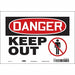 Safety Sign 7 in x 10 in Vinyl