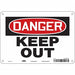 J6935 Safety Sign 7 in x 10 in Aluminum