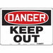Safety Sign 14 inx20 in Polyethylene