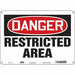 Safety Sign 10 in x 14 in Aluminum