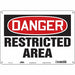 Safety Sign 10 inx14 in Polyethylene