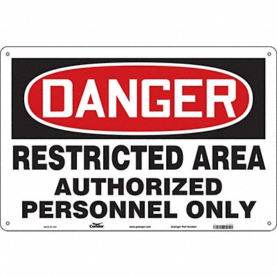 Safety Sign 24 in x 36 in Aluminum